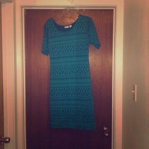 Teal dress